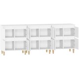  Komode 3 kom bijela 60x35x70cm konstruirano drvo | shoptok.hr