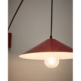 Kave Home Rdeča stenska svetilka ø 35 cm Kally – | Shoptok.si