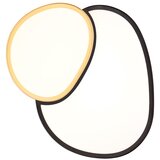 Tri O črna/zlata led stropna svetilka 36x43.5 cm rise – | Shoptok.si