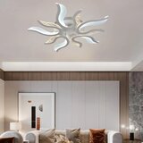  led prigušiva plafonski luster LED/65W/230V 3000-6500K bela + daljinski upravljač | Eponuda.com