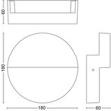 Philips LED spoljašnje zidno svetlo VALOR LED/4,3W/230V 2700K IP44 | Eponuda.com