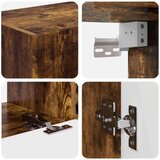  Set TV komoda Zidne 3 pcs Dimljeni hrast Konstruirano drvo | shoptok.hr