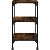  Stalak za pisač s 3 razine boja hrasta 50 x 41 x 75 cm drveni | shoptok.hr