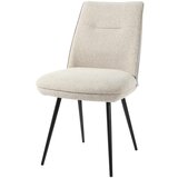 CARRYHOME stol, kovina, tekstil krem barve Cene