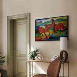  Slika - Franz Marc – The Red Horses (Grazing Horses IV) 90x60 U crnom drvenom okviru | shoptok.hr