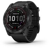 Garmin sportski sat Fenix 7X Sapphire Solar Carbon Gray Crna | shoptok.hr