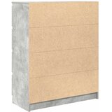  Komoda siva boja betona 80x35x99 cm od konstruiranog drva | Eponuda.com