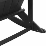 Adirondack ljuljačka Crna 92 x 73,5 x 92 cm HDPE | shoptok.hr