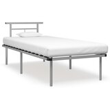 vidaXL Okvir za krevet na razvlačenje sivi metalni 90 x 200 cm Cijene