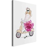 Artgeist Slika Na Platnu Girl On A Scooter Cene