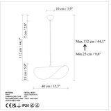 Opviq Luster Vatoz-Nus-2866, 25-112cm, O10, E27, Tirkizna | Eponuda.ba