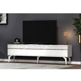 Hanah home tv polica defne white silver Cene