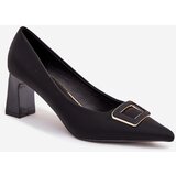 Boto Heels with decorative buckle black Seriva | ePonuda.com