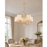 Brilagi Luster na lancu SONIA 5xE27/15W/230V prečnik 64 cm krem/patina | Eponuda.com
