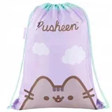 pusheen ljubičasta torba za tjelesni, sportska vrećica 43x34 cm