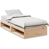 vidaXL Dnevna postelja brez vzmetnice 90x190 cm trdna borovina | Shoptok.si