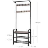  Stojeći čiviluk NAVOR braon/crna | Eponuda.com