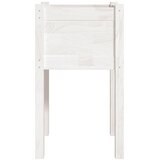  Vrtna sadilica bijela 40 x 40 x 70 cm od masivne borovine | shoptok.hr