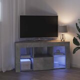  Kotni LED TV ormar 100 x 40 x 50 cm Betonski sivi | shoptok.hr