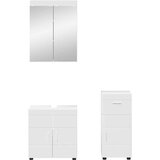  Set namještaja za kupaonicu TULUM Bijelo Konstruirano drvo | shoptok.hr
