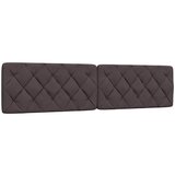 Maison Chic posteljno vzglavje - vzglavna omarica - vzglavna stranica temno rjava 200 cm blago, (21703903) | Shoptok.si