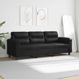  Trosjed Crna 180 cm od mikrovlakana | shoptok.hr