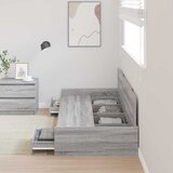  Krevetna konstrukcija Siva Sonoma 75 x 190 cm Konstruirano drvo | shoptok.hr