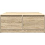  Stol za kavu s ladicama sonoma hrast 100x100x40 cm | Eponuda.com