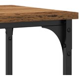  Konzolni stol s policom s pohranom Staro drvo 100 x 35 x 75 cm | shoptok.hr