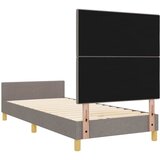  Krevetna konstrukcija Sivo-smeđa 80 x 200 cm tkanina | shoptok.hr