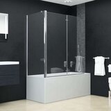 vidaXL Tuš-kabina s dvostrukim sklopivim vratima ESG 120 x 68 x 130 cm | shoptok.hr