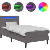  Krevetna konstrukcija Siva 100 x 200 cm Umjetna koža | shoptok.hr