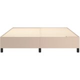  Okvir za krevet s oprugom boja cappuccina 160x200cm umjetna koža | Eponuda.com