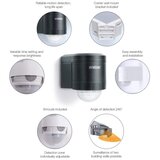 Steinel 602710 - spoljni infracrveni zidni senzor IS240 antracit IP54 | Eponuda.com