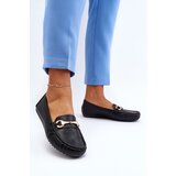 Kesi Women's classic loafers made of eco leather black Demese | Shoptok.si