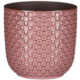 MICA Okrasni cvetlični lonec Daan (Ø 13 x v 13,5 cm, keramika, roza)