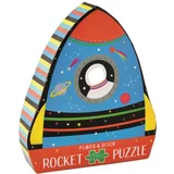 Floss&Rock® slagalica jigsaw puzzle rocket (12 komada)