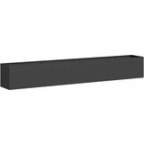 Maison Chic Cvetlični Lonec - Cvetlično korito Black 280x40x40 cm Hladno valjano jeklo, (21789917) | Shoptok.si