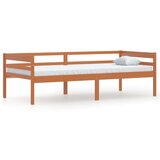  Posteljni okvir medeno rjav iz trdne borovine 90x200 cm, (20647259) | Shoptok.si