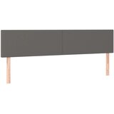  Uzglavlja siva 160x5x78/88 cm od umjetne kože | shoptok.hr
