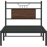 vidaXL okvir kreveta bez madraca smeđa boja hrasta 80x200 cm drveni | shoptok.hr