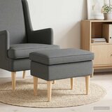  Stolica za noge Tamnosiva 55 x 35 x 41 cm Tkanina - Tamnosiva Cijene