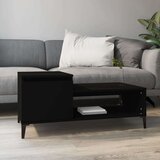  Stolić za kavu crni 100 x 50 x 45 cm od konstruiranog drva Cijene
