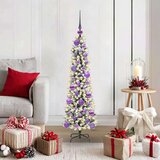 vidaXL Umjetno božićno drvce s stalakom Zelena i bijela 120 cm | shoptok.hr