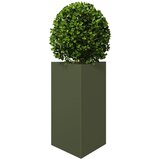  Vrtna sadilice 2kom maslinastozelena 50x43x75 cm čelična | shoptok.hr