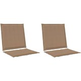  Blazine za sedež in hrbet 2 pcs Taupe 47 x 45 x 2 cm Poliester, (5000232269) | Shoptok.si