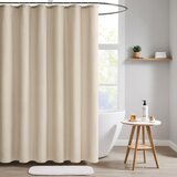 MIULEE 180 × 200cm Vodoodporna zavesa za tuš z laneno teksturo | Shoptok.si