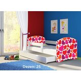 ACMA dečiji krevet ii 140x70 f + dušek 6 cm WHITE25 | ePonuda.com
