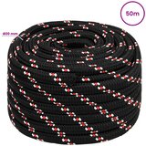  Višenamjensko pomoćno uže 20 mm 50 m Crna i crvena PP | shoptok.hr