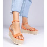 D/CEO marka niezdefiniowana Orange platform espadrille sandals Panola | Shoptok.si